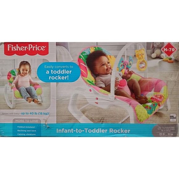 FisherPrice Other Fisher Price Infant To Toddler Rocker In Pink Cradle Calming Vibrations